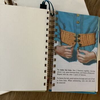 'Learning To Crochet' Upcyled Notebook, 5 of 5