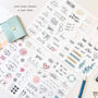 Personalised My Wedding Planner Pen And Sticker Set, thumbnail 8 of 12