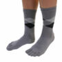 Essential Men's Argyle Cotton Toe Socks, thumbnail 1 of 3