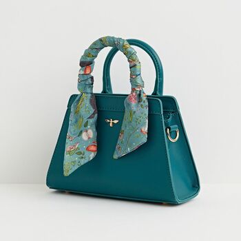Into The Woods Mini Teal Tote, 2 of 5