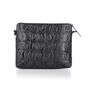 Elsie Bag Black Leather, Croc, thumbnail 2 of 2