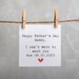 Happy Father's Day Daddy Can't Wait To Meet You Card, thumbnail 1 of 4