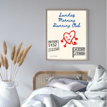 A4 Print, Sunday Morning Running Club, 4 of 5