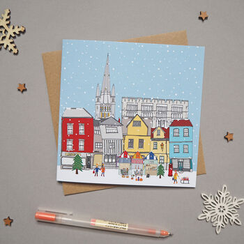 Norwich Christmas Cards Pack Of Five, 2 of 3
