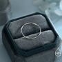 Sterling Silver Super Skinny Midi Ring, thumbnail 3 of 12