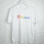 Freedom Rainbow T Shirt, thumbnail 1 of 2