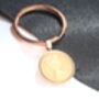 1976 50th Birthday Decimal One Penny Coin Keyring, thumbnail 4 of 5