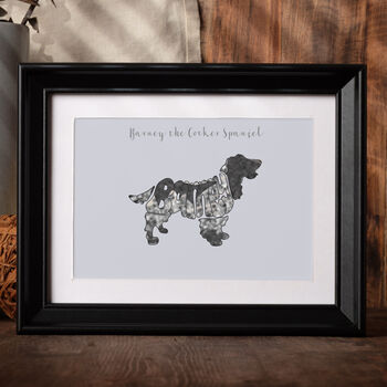 Personalised Cocker Spaniel Print, 6 of 10