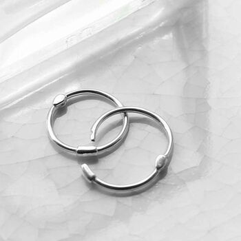 Sterling Silver Everyday Hoops, 3 of 5