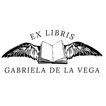 Ex Libris – Flying Book, 2 of 3
