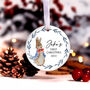 Baby's 1st Christmas Personalised Ceramic Decoration, thumbnail 7 of 9