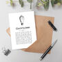 Electrician Funny Quotes Card For Tradesmen, thumbnail 1 of 5