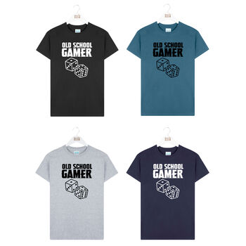 Old School Gamer Classic Dice Tshirt, 3 of 6