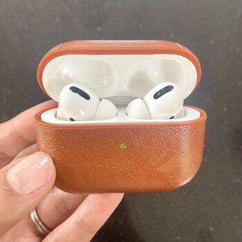 Vegan Leather Airpods Pro Case, 4 of 5