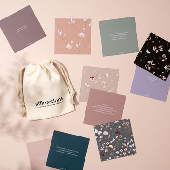 Mindful Daily Affirmation Cards Set, 3 of 3