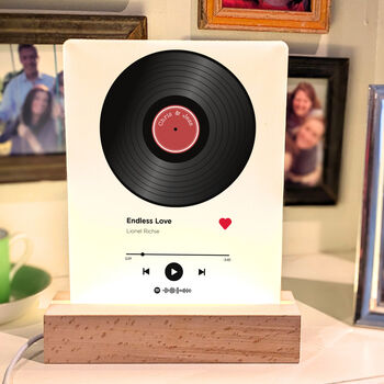 Personalised Our Song Spotify Music Light, 2 of 6