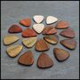 18 Acoustic Guitar Picks In A Leather Christmas Wallet, thumbnail 6 of 11