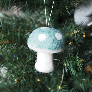 Mushroom Christmas Tree Decoration, 8 of 8