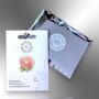 Peony Flower Enamel Lapel Pin Brooch, thumbnail 5 of 8