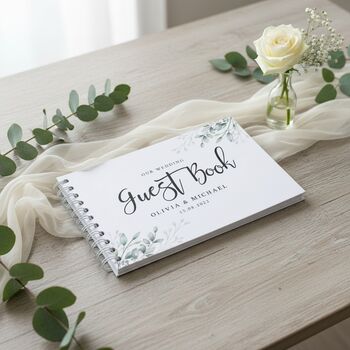 Botanical Wreath Wedding Card Post Box, 5 of 6