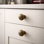 Antique Hammered Brass Round Drawer Knob, thumbnail 7 of 8