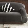 Theta Humbug Stripe Velvet Cushion, thumbnail 1 of 5