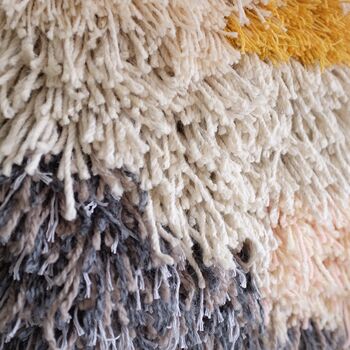 Neutral Handmade Woollen Tassel Wall Hanging, 4 of 4