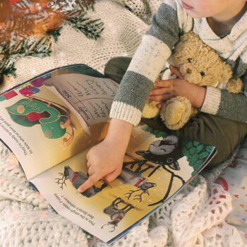 Personalised Magical Christmas Adventure Story Book And Personalised Teddy Bear – Christmas Gift, 5 of 12