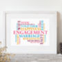 Personalised Family Word Cloud Print, thumbnail 8 of 11