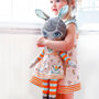 Large Doll And Doll's Dress Kit In Pale Pink, thumbnail 1 of 8