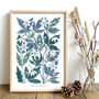 A4 Botanical Giclée Art Print, Wood Anemone, thumbnail 1 of 3