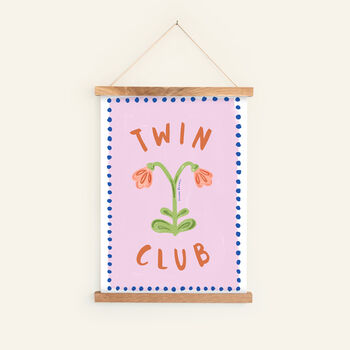 Floral Twin Nursery Print, 4 of 9