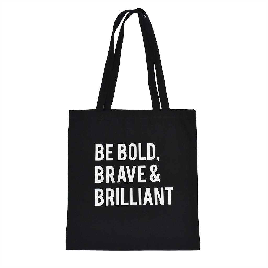 'Bold, Brave And Brilliant' Tote Bag By Ellie Ellie ...