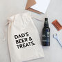 Personalised Beer Gift Bag For Dad Or Daddy, thumbnail 3 of 6
