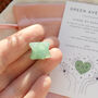 Green Aventurine Merkaba Star Gift With Pouch And Card, thumbnail 1 of 5