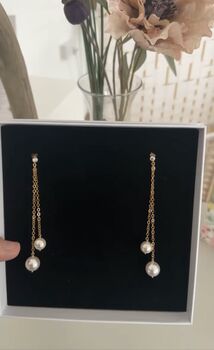 Phoebe Pearl Drop Earrings, 4 of 4