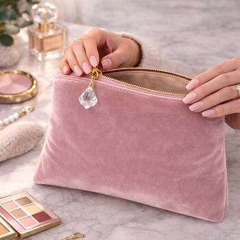 18th Birthday Gift For Her A Fabulous Velvet Feel Birthday Make Up Bag, 11 of 12