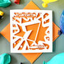 Personalised Kids 7th Birthday Card, thumbnail 1 of 4