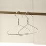 Sterling Silver Coat Hanger Drop Earrings, thumbnail 1 of 8