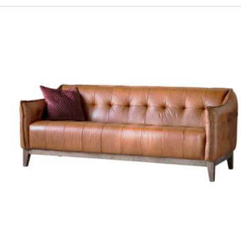 Vintage Leather Sofa, 2 of 4