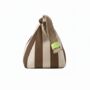 Hand Painted Linen Sustainable Doorstop In Stripe Print, thumbnail 9 of 12