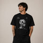Funny Football Father's Day Gift Skull X Ray Graphic T Shirt, thumbnail 2 of 2