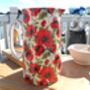 Extra Large Jug In Red Poppy Design, thumbnail 5 of 7