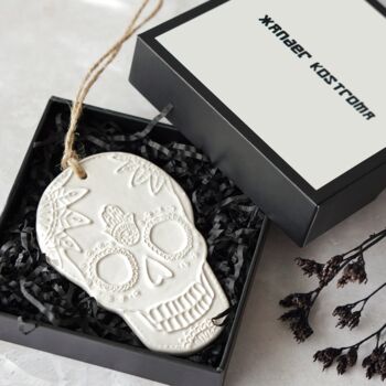 1pc Luxury Halloween Skull Tree Ornament Decoration, 3 of 7