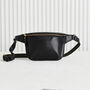 Personalised Luxury Leather Sling Bum Bag With Optional Hot Stamped Initials Or Name, thumbnail 5 of 12
