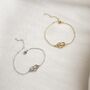 30th Birthday Gift For Her, Heart Infinity Bracelet, thumbnail 5 of 11