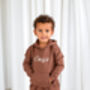 Child's Embroidered Italic Name Hoodie Jumper, thumbnail 3 of 12