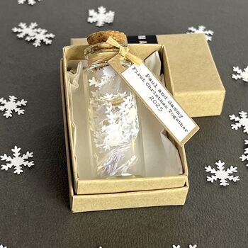 Miniature Bottle Of Snow Personalised Christmas Gift, 2 of 7