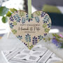 Happy Engagement Wooden Heart Decoration Gift, thumbnail 1 of 12