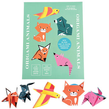 Origami Animals Craft Set Stocking Filler Five+ Years, 4 of 4